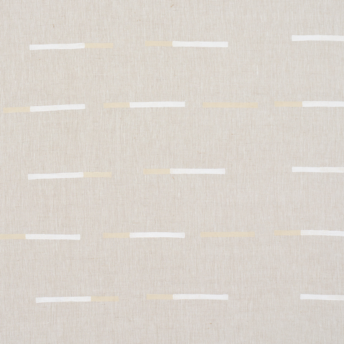 Schumacher OVERLAPPING DASHES BUFF Fabric | Atlanta Fabrics