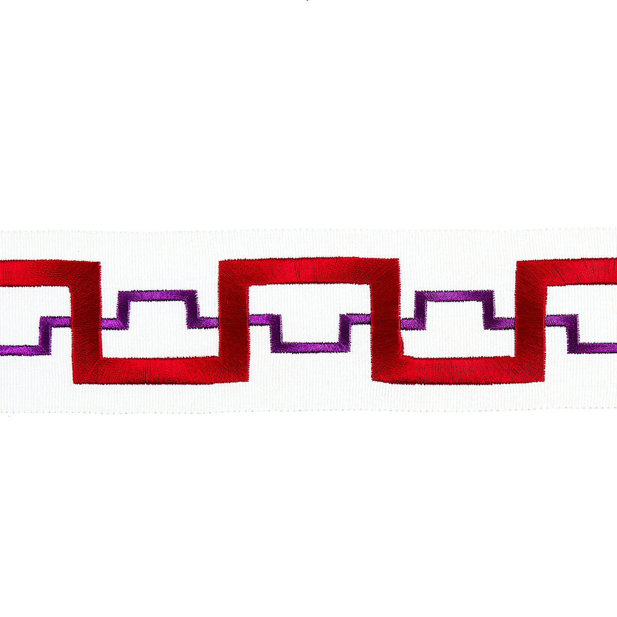 Schumacher TURRET TAPE GARNET Trim | Atlanta Fabrics