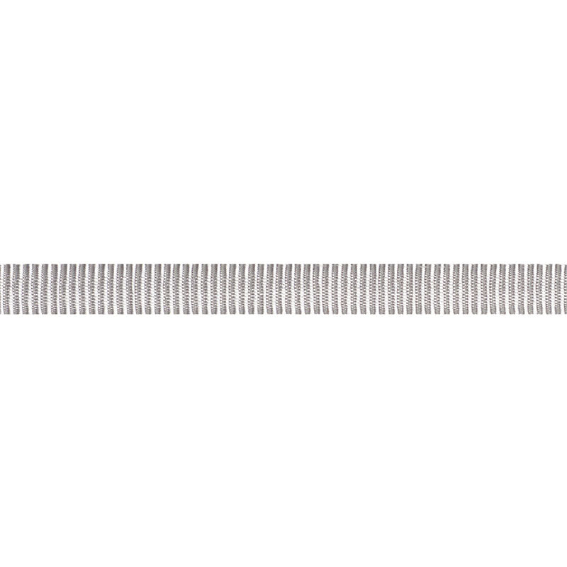 Schumacher NARROW FAILLE TAPE SILVER Trim | Atlanta Fabrics