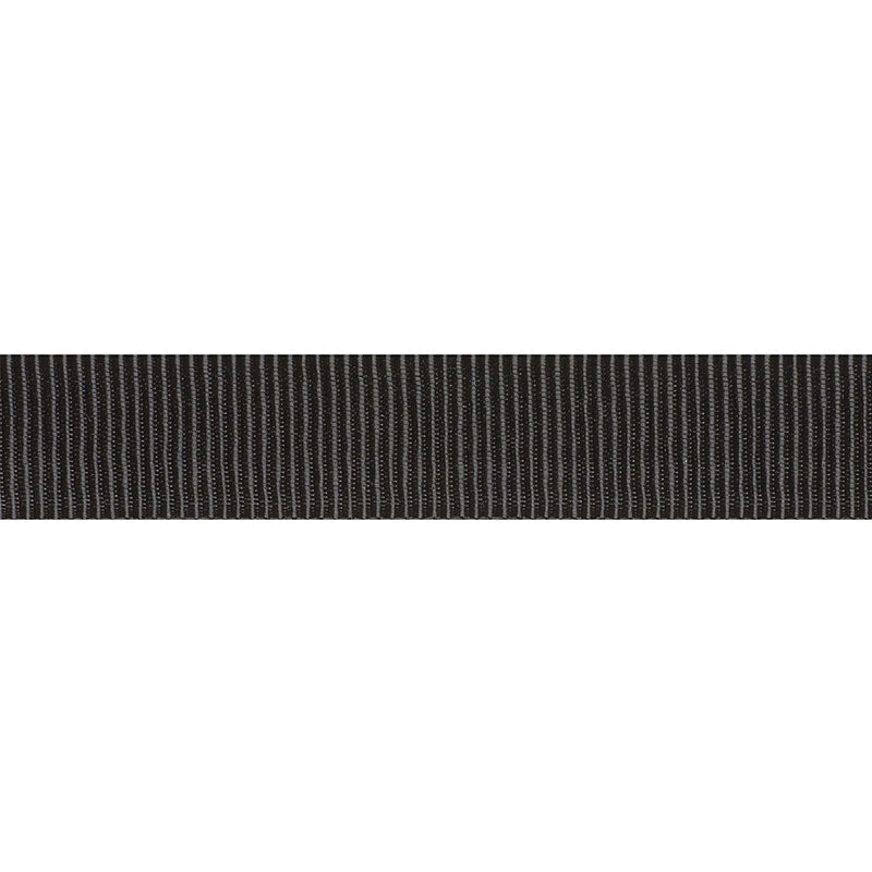 Schumacher MEDIUM FAILLE TAPE BLACK Trim | Atlanta Fabrics