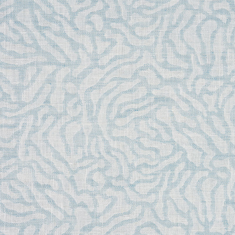 Schumacher CORA DOUBLE FACE CASEMENT SKY Fabric | Atlanta Fabrics