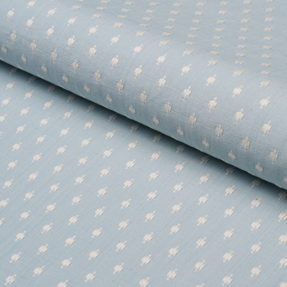 Schumacher BARLOW SOFT BLUE Fabric | Atlanta Fabrics