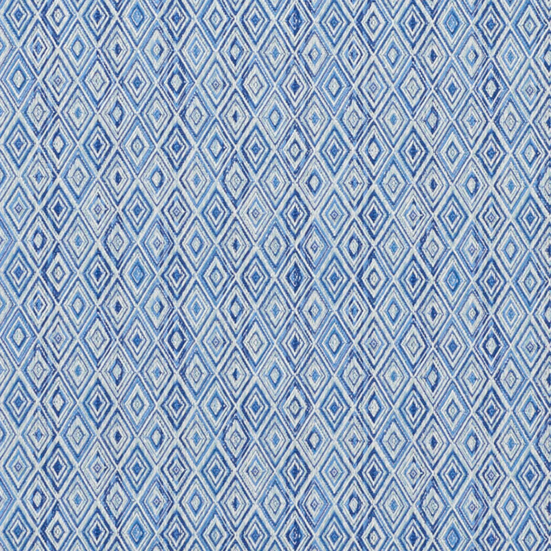 DIAMOND STRIE INDOOR/OUTDOOR BLUE