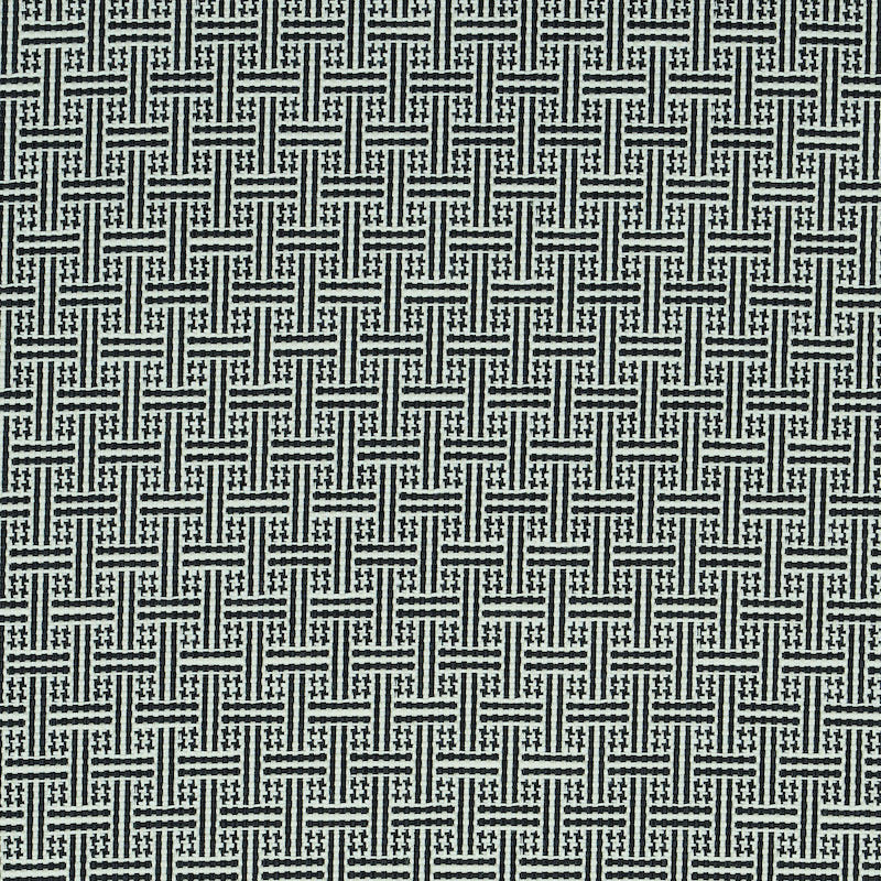 Schumacher BRICKELL INDOOR/OUTDOOR BLACK Fabric | Atlanta Fabrics