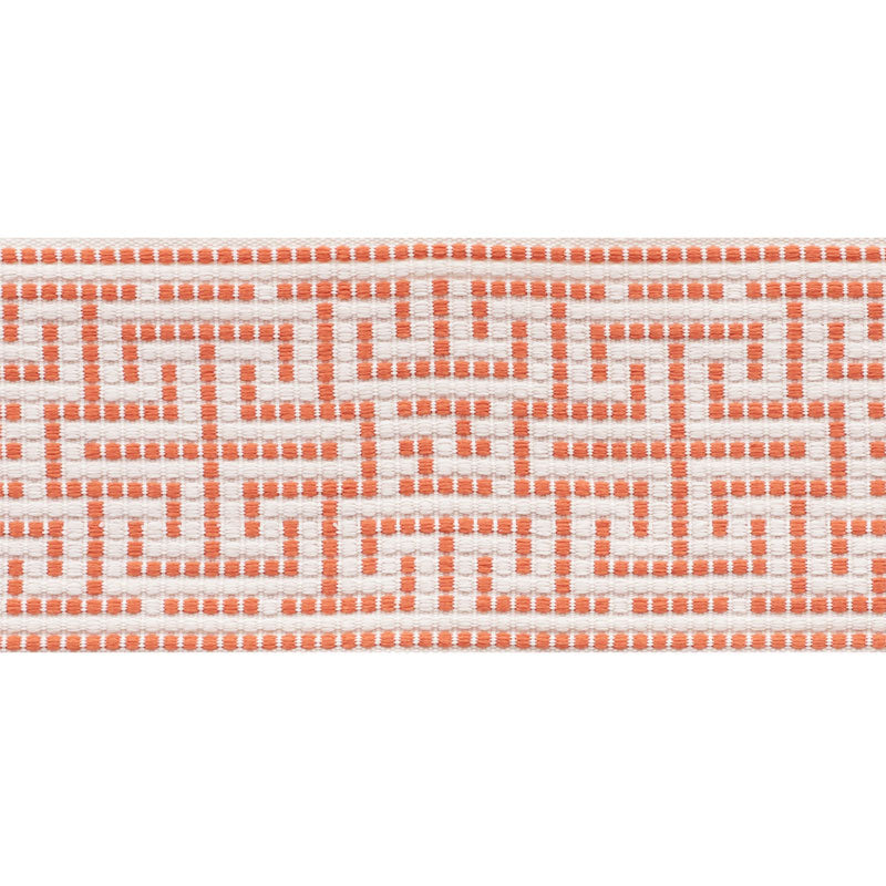 Schumacher MAZE TAPE ORANGE Trim | Atlanta Fabrics