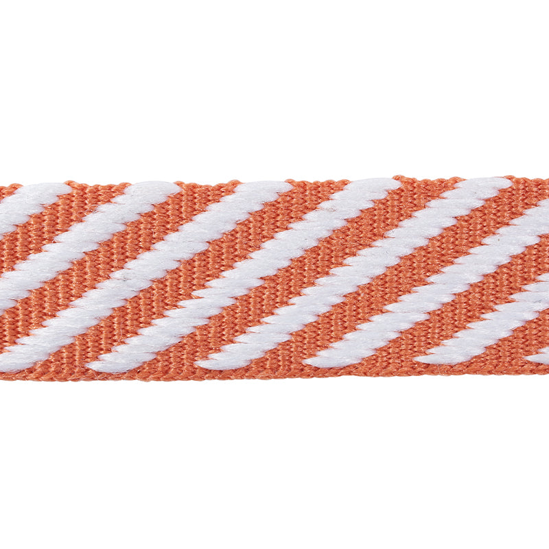 Schumacher TWILL TAPE ORANGE Trim | Atlanta Fabrics