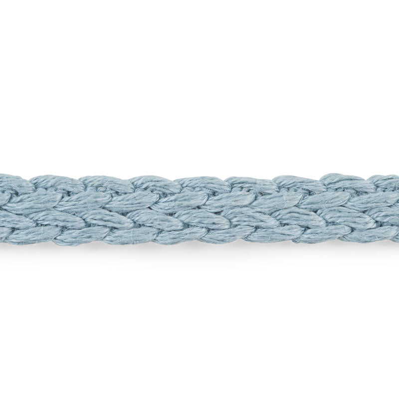 Schumacher BRAIDED LINEN TAPE NARROW SKY Trim | Atlanta Fabrics