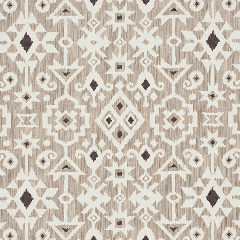 Schumacher CRUSOE IKAT GREIGE Fabric | Atlanta Fabrics