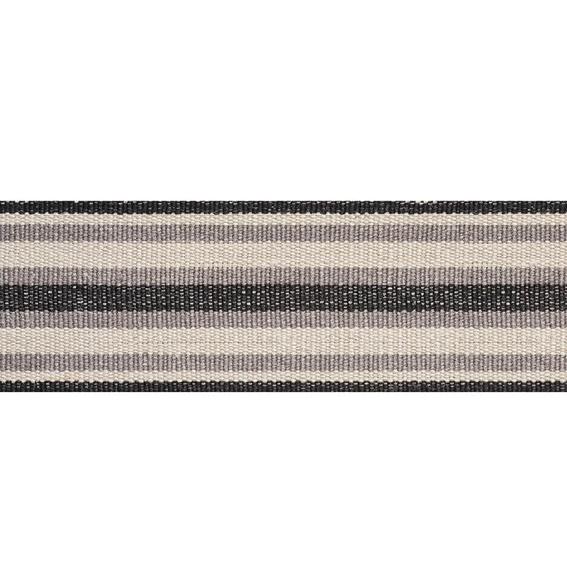 Schumacher LEVANT TAPE CHARCOAL Trim | Atlanta Fabrics