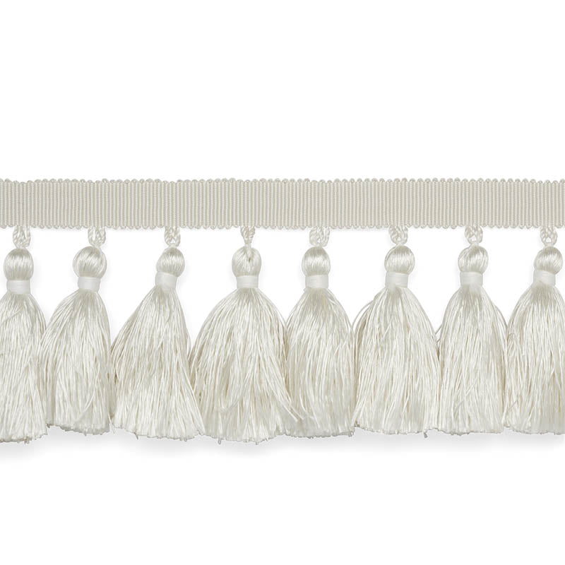 Schumacher VALENTIN SILK TASSEL IVORY Trim | Atlanta Fabrics