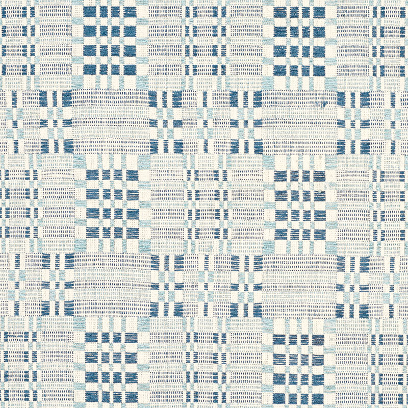 Schumacher BRIMFIELD INDIGO Fabric | Atlanta Fabrics