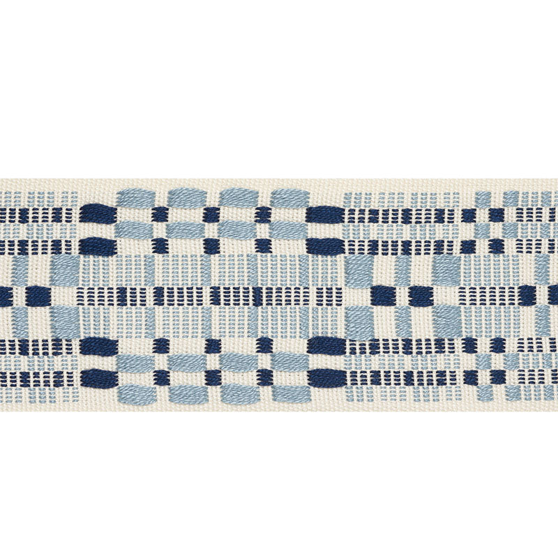 Schumacher BRIMFIELD TAPE BLUES Trim | Atlanta Fabrics