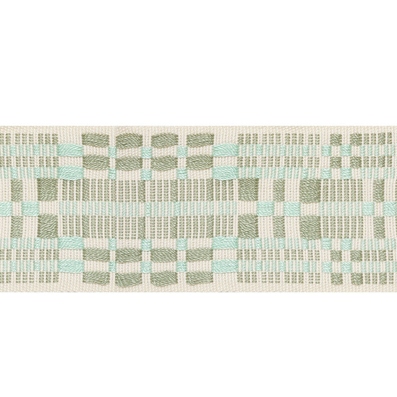 Schumacher BRIMFIELD TAPE SAGE Trim | Atlanta Fabrics