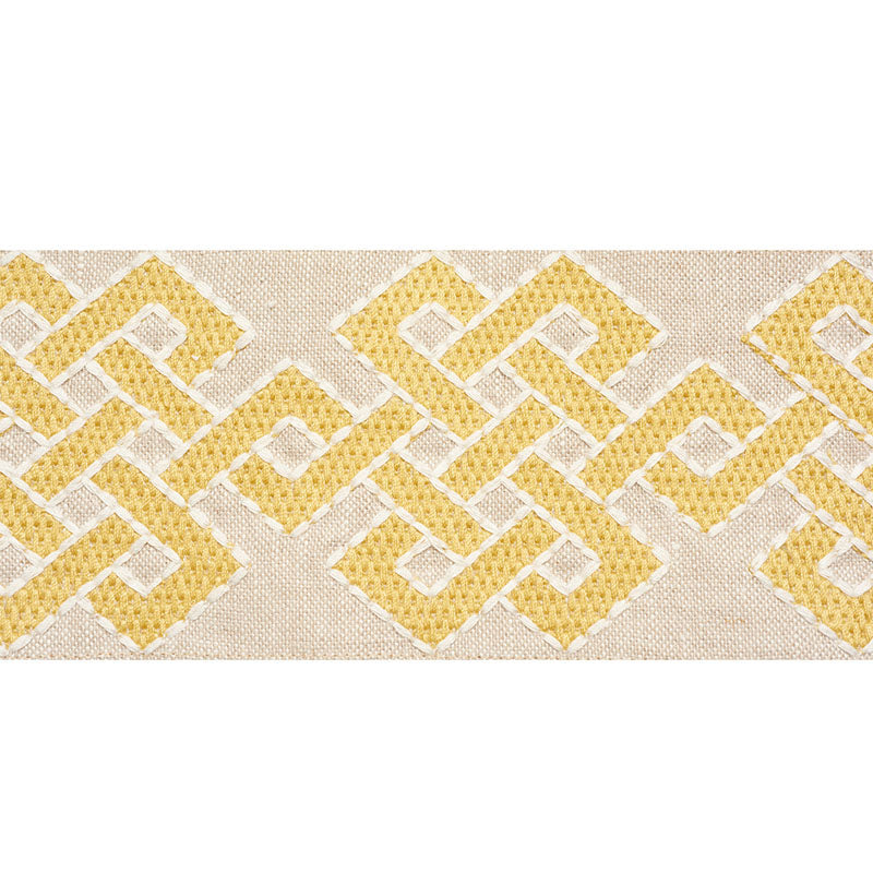 Schumacher CHESTERTON TAPE YELLOW Trim | Atlanta Fabrics