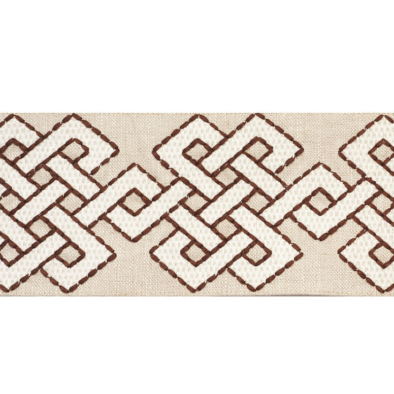 Schumacher CHESTERTON TAPE BROWN Trim | Atlanta Fabrics