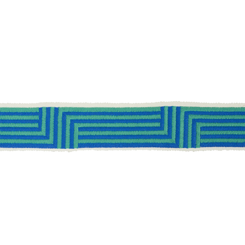 Schumacher OSILAS TAPE PEACOCK Trim | Atlanta Fabrics