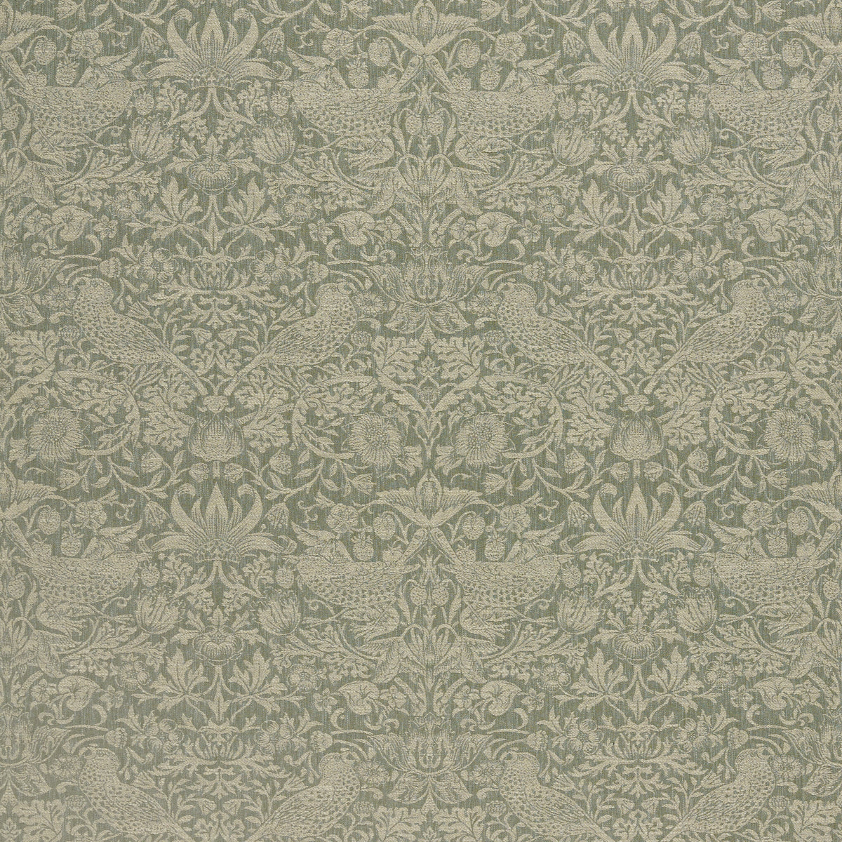 7868 STRAWBERRY THIEF WOVEN 2 SAGE