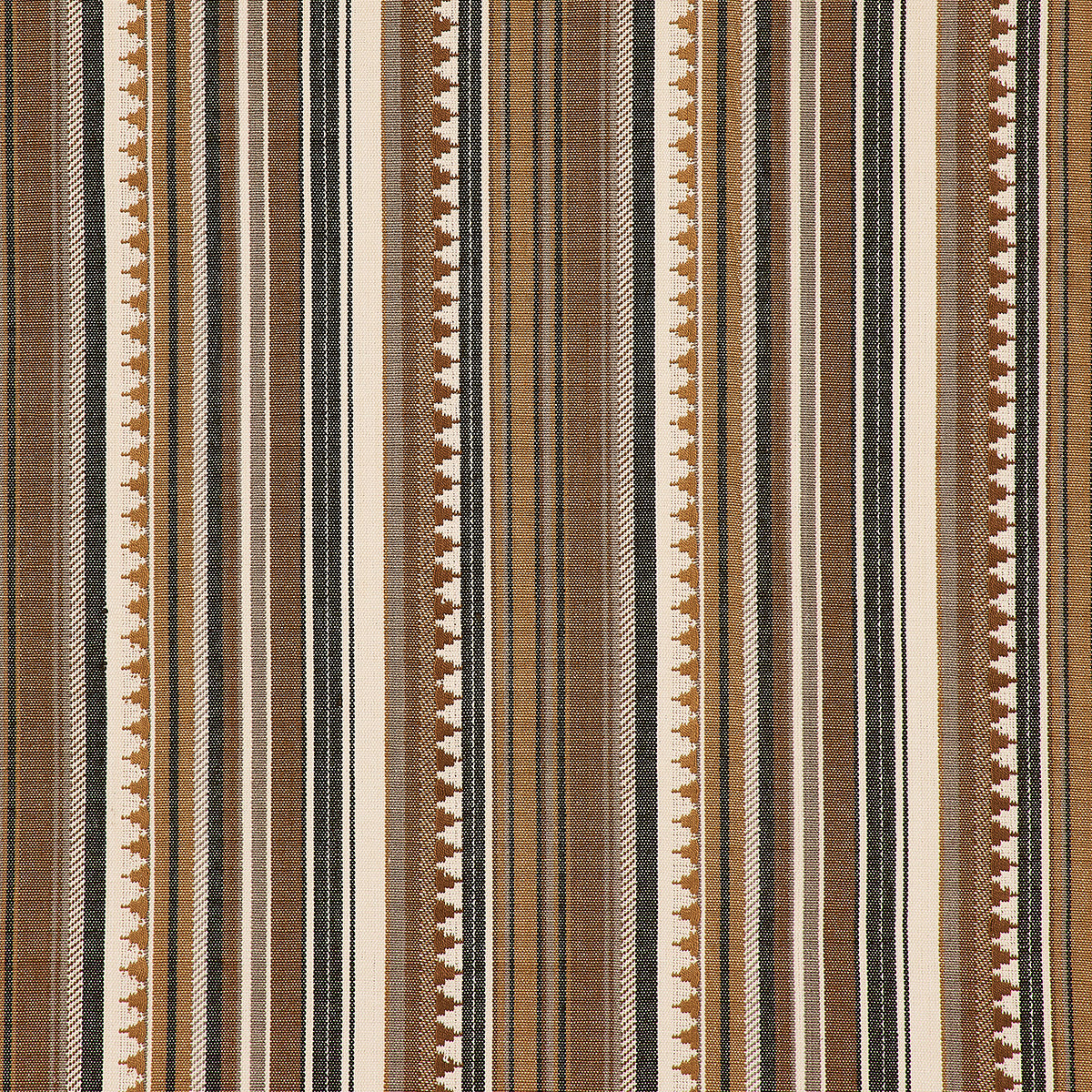 Schumacher ZUNI STRIPE DUNE Fabric | Atlanta Fabrics