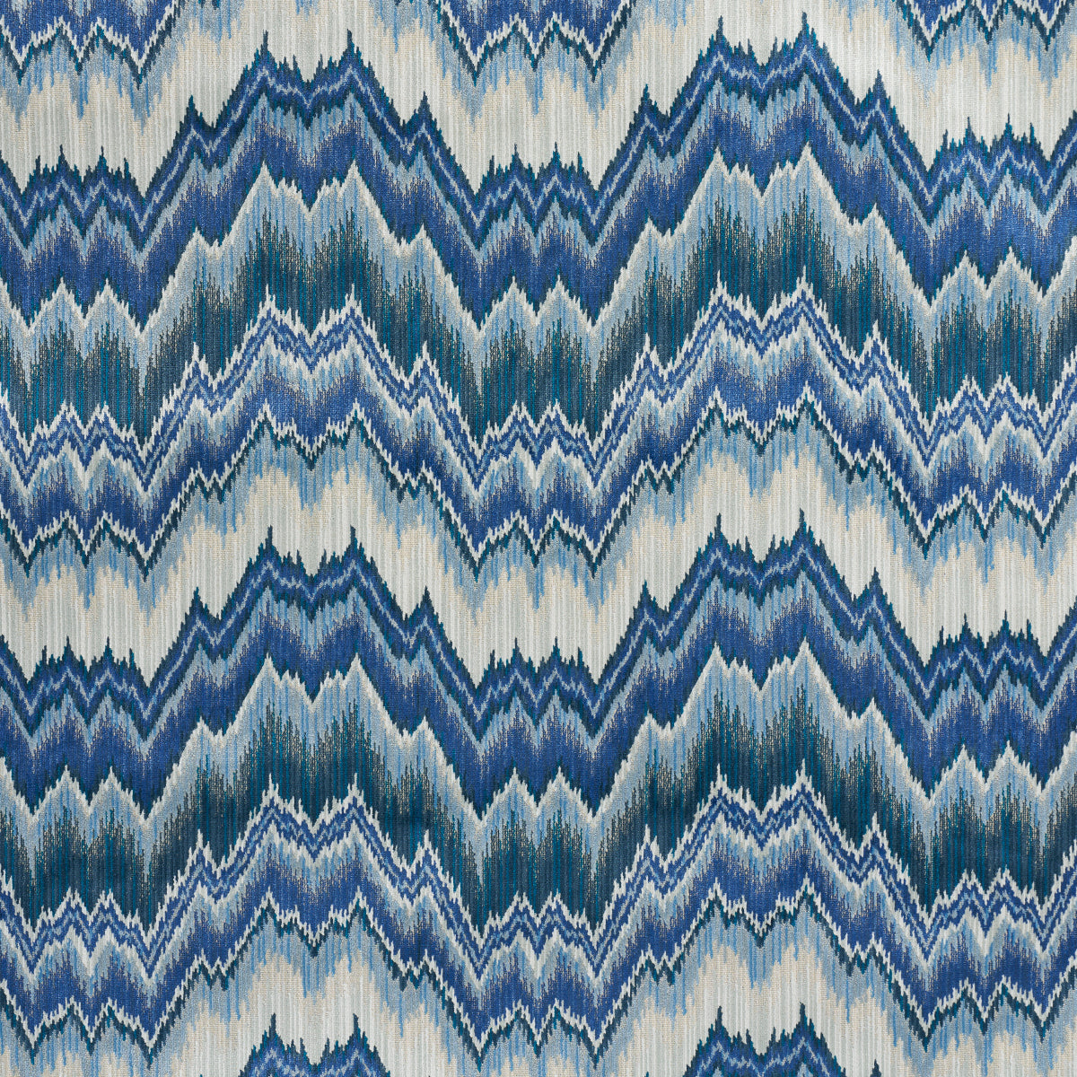 Schumacher BEZIQUE FLAMESTITCH VELVET LAPIS Fabric | Atlanta Fabrics