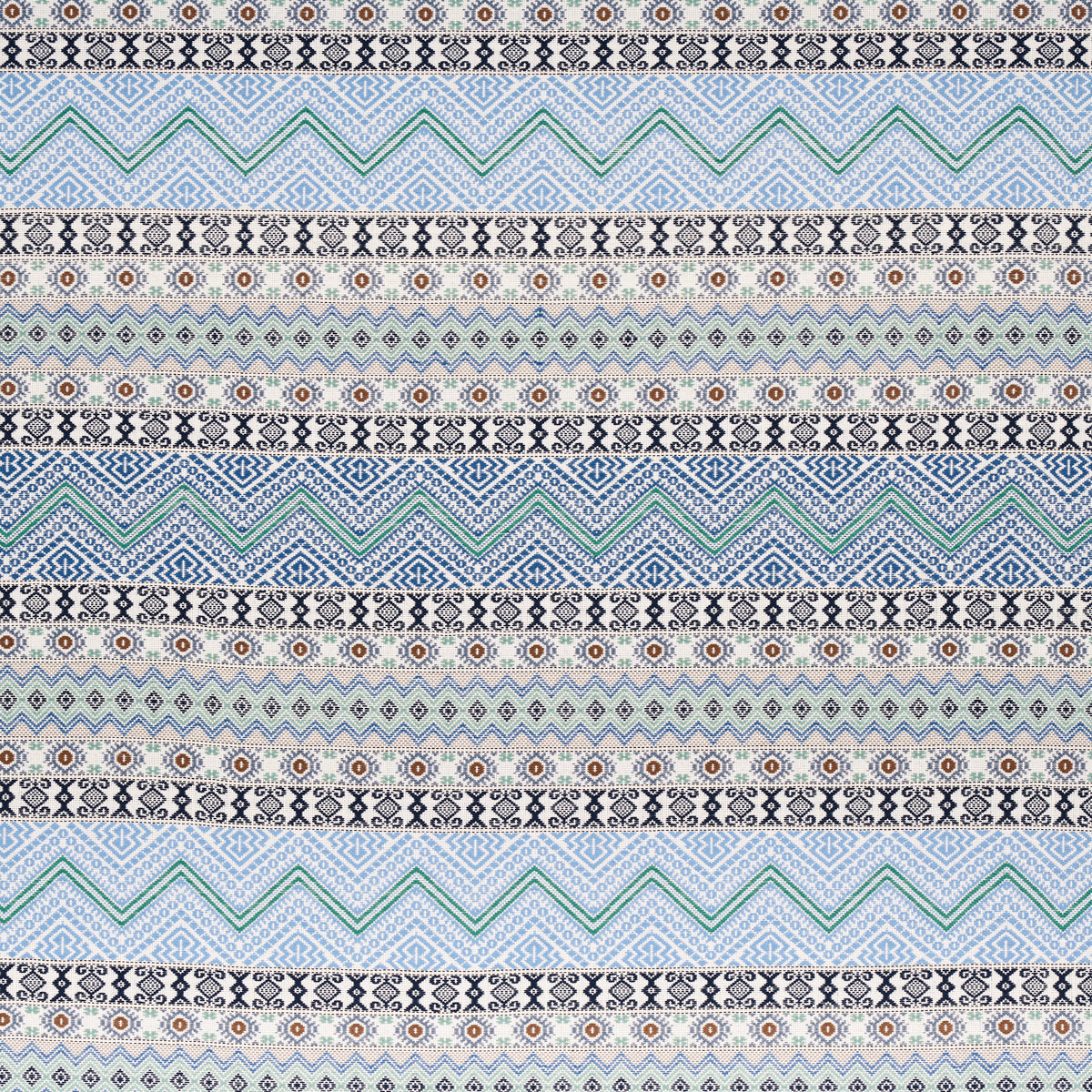 Schumacher HOLMUL HAND WOVEN BLUE Fabric | Atlanta Fabrics