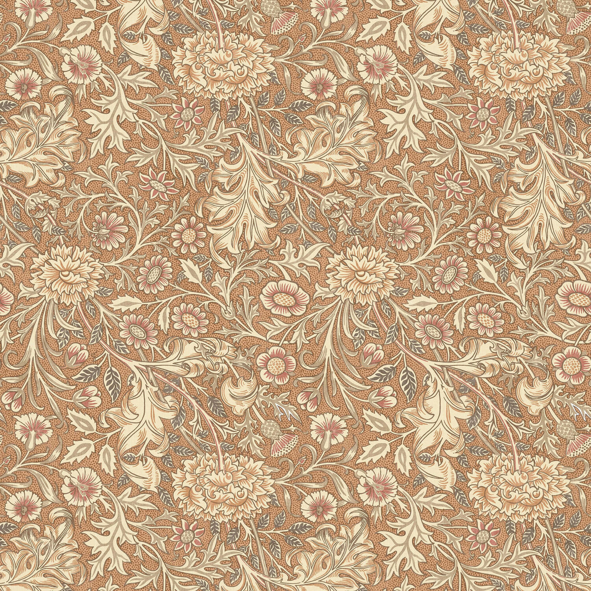 William Morris At Home 7896 DOUBLE BOUGH 4 SUNSET Fabric | Atlanta Fabrics