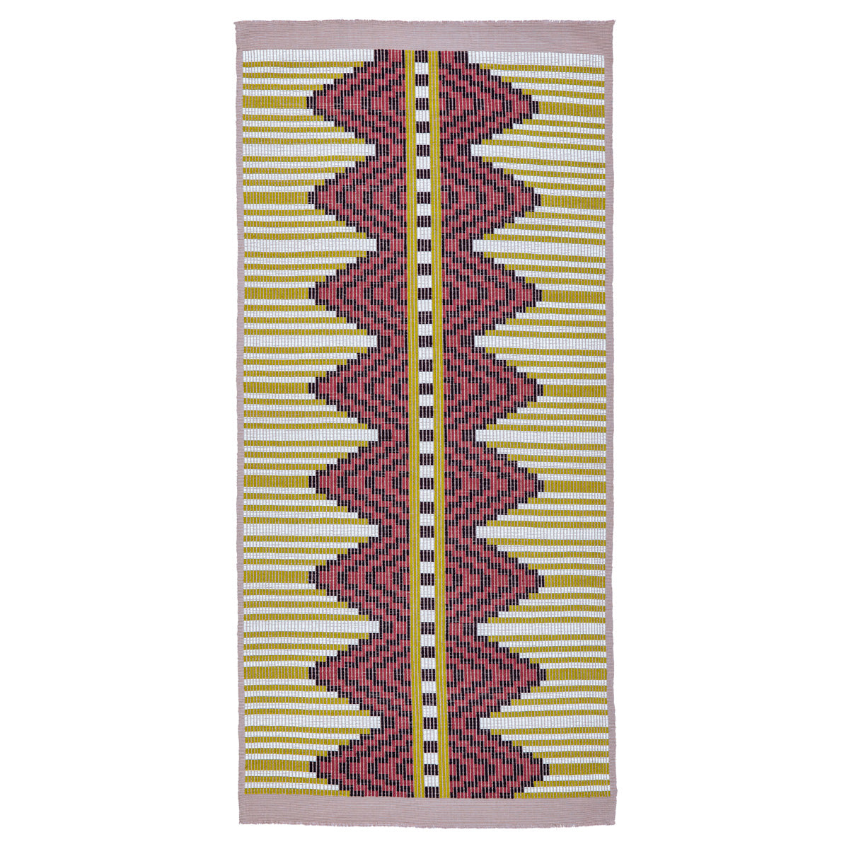 MIXCO HAND WOVEN BROCADE DEWBERRY