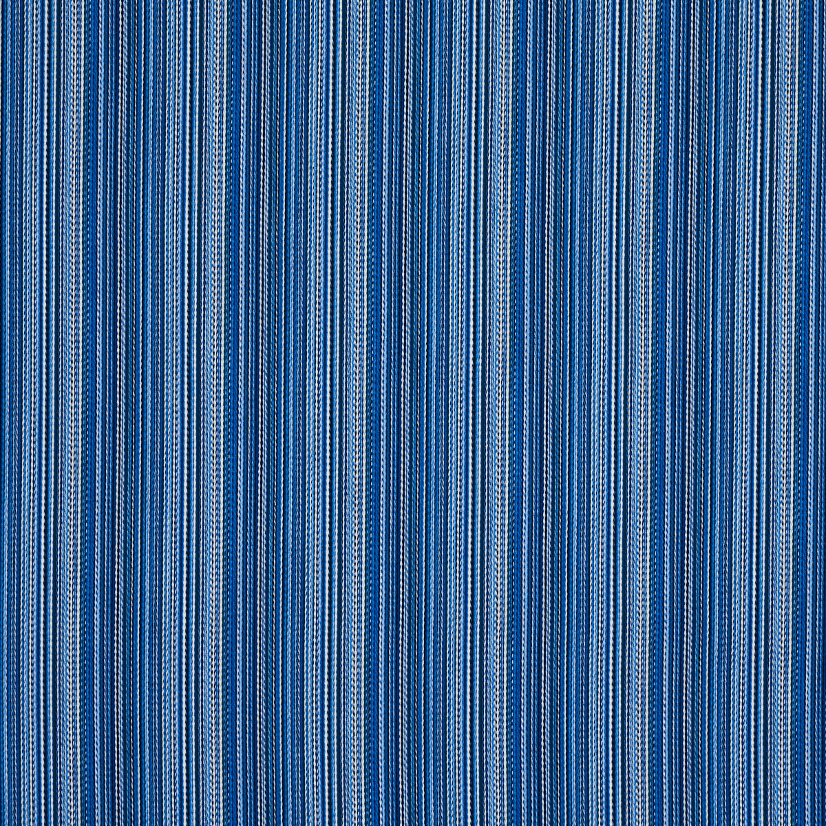Schumacher FINO STRIPE INDOOR/OUTDOOR COBALT Fabric | Atlanta Fabrics