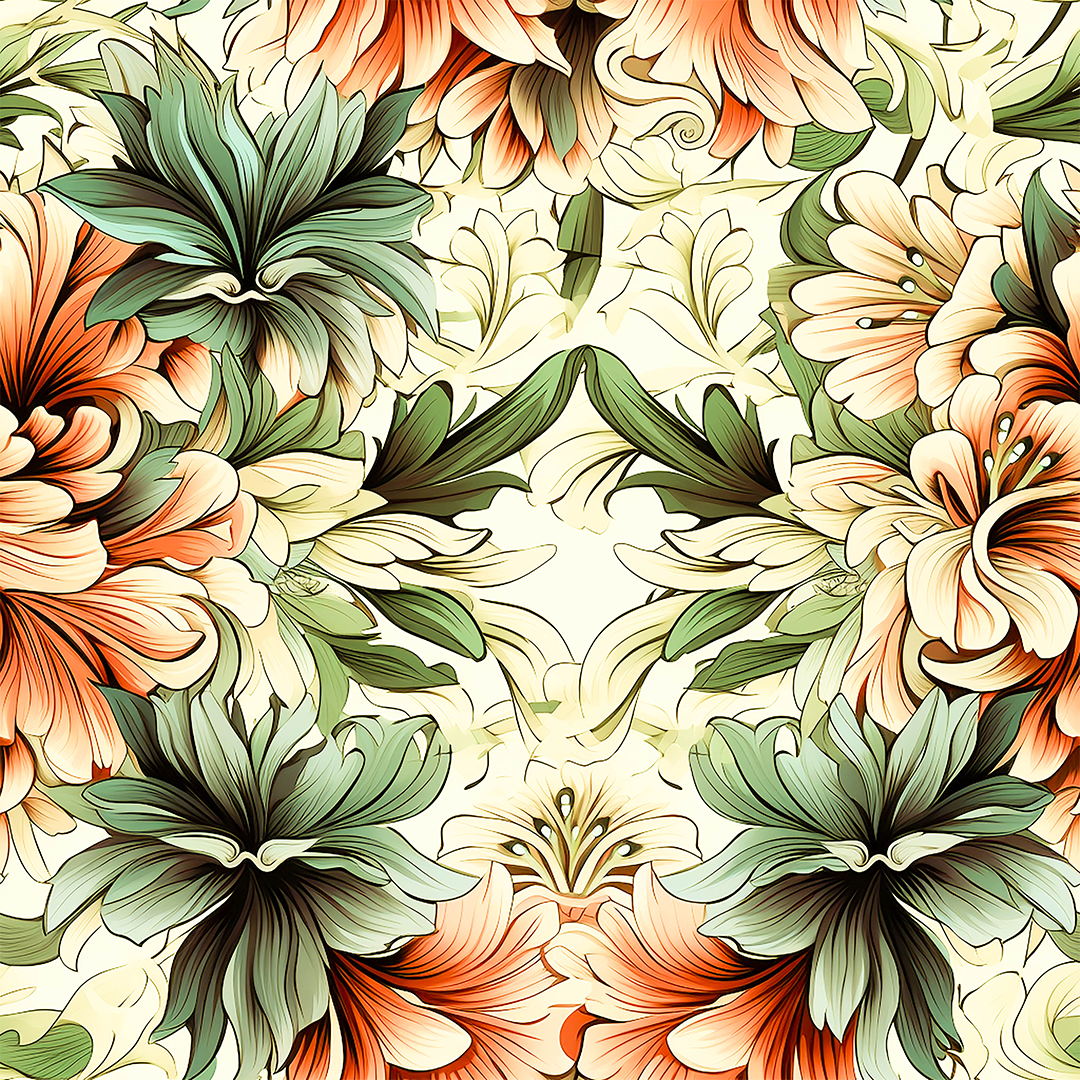 Atlanta Fabrics All The Flowers Emerald Fabric | Atlanta Fabrics