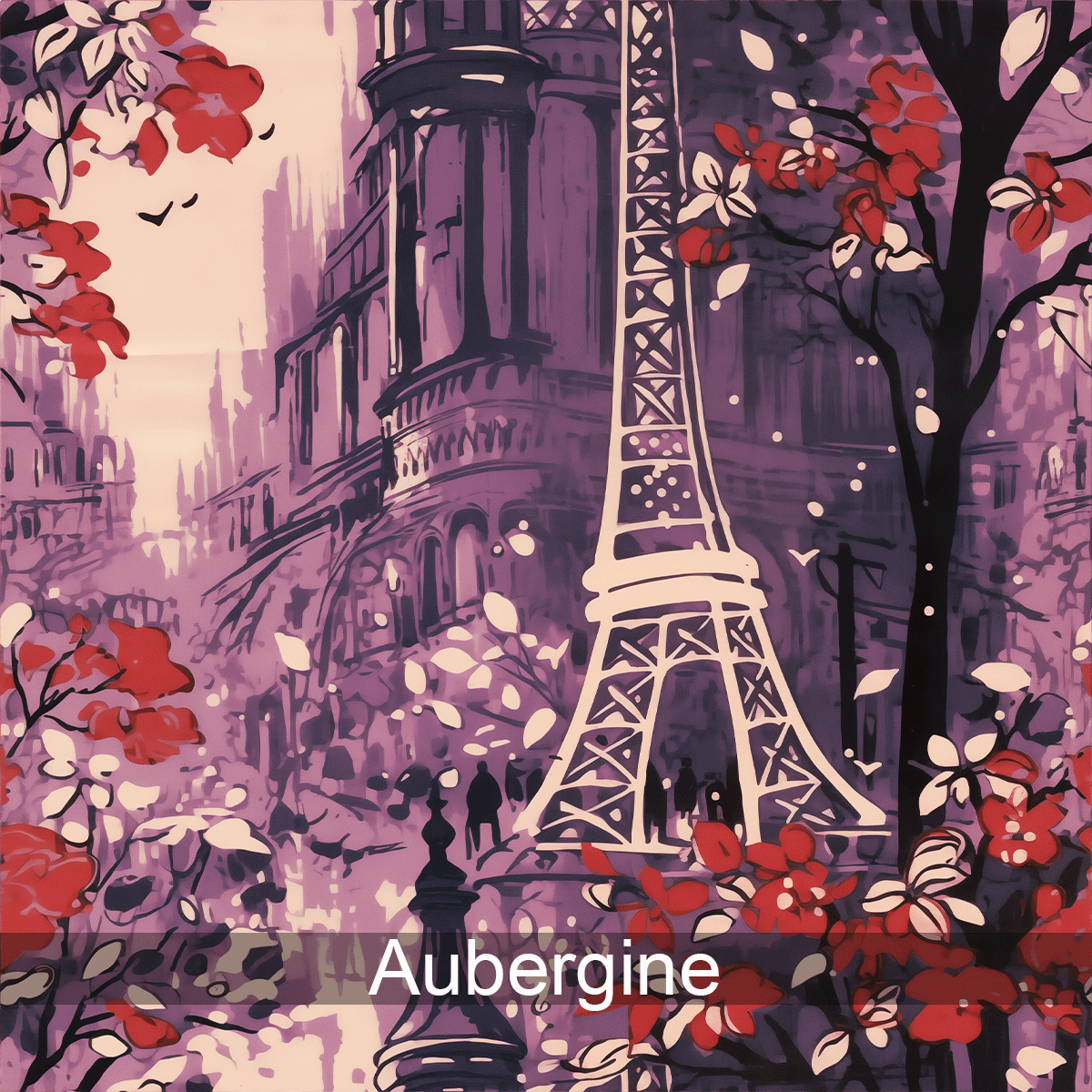 Atlanta Fabrics SIDE PANEL - Paris In Love Drapery | Atlanta Fabrics