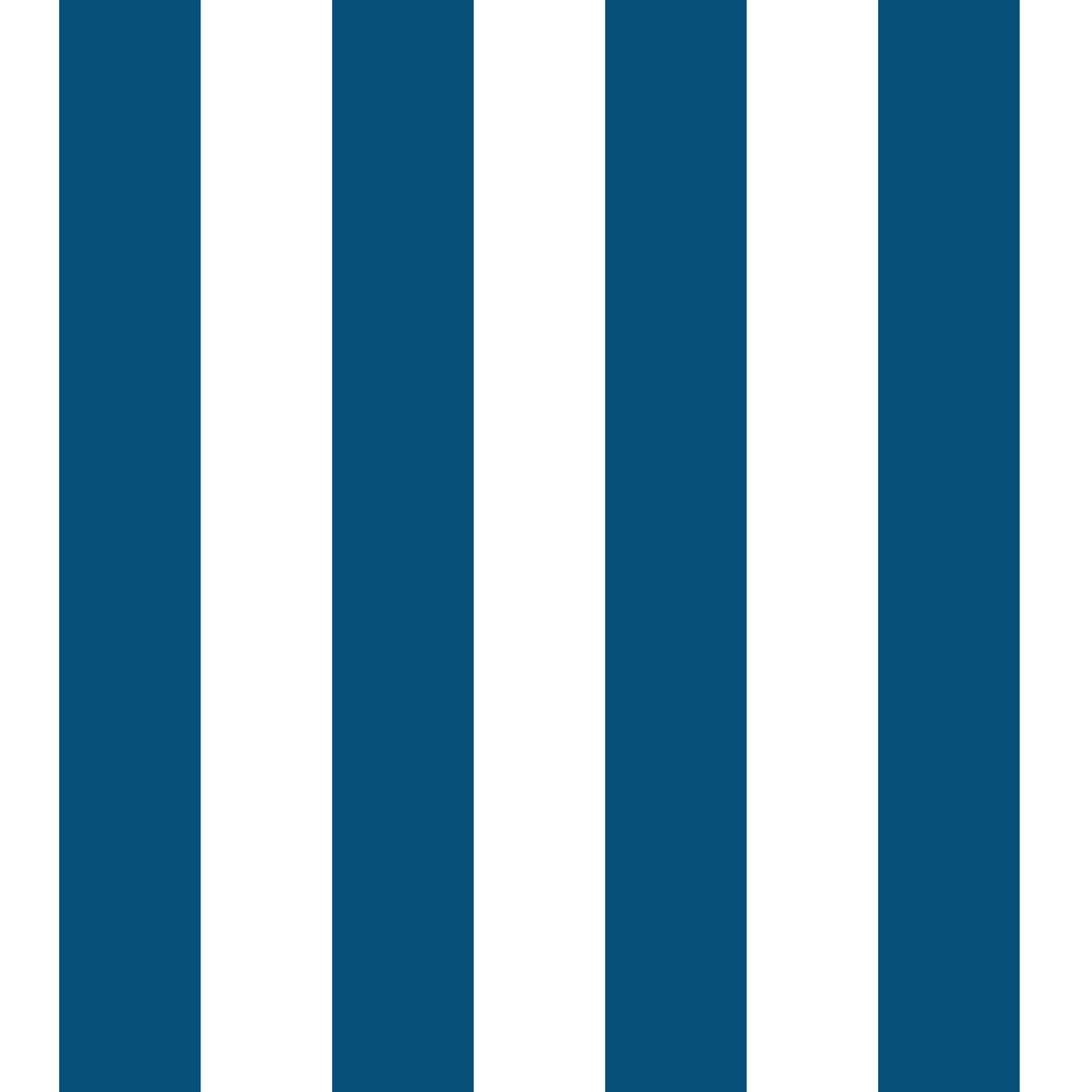 William West Designs Awning Stripe Cadet Fabric | Atlanta Fabrics