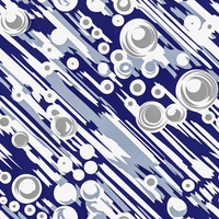 Atlanta Fabrics Bubble Bath Navy Fabric | Atlanta Fabrics