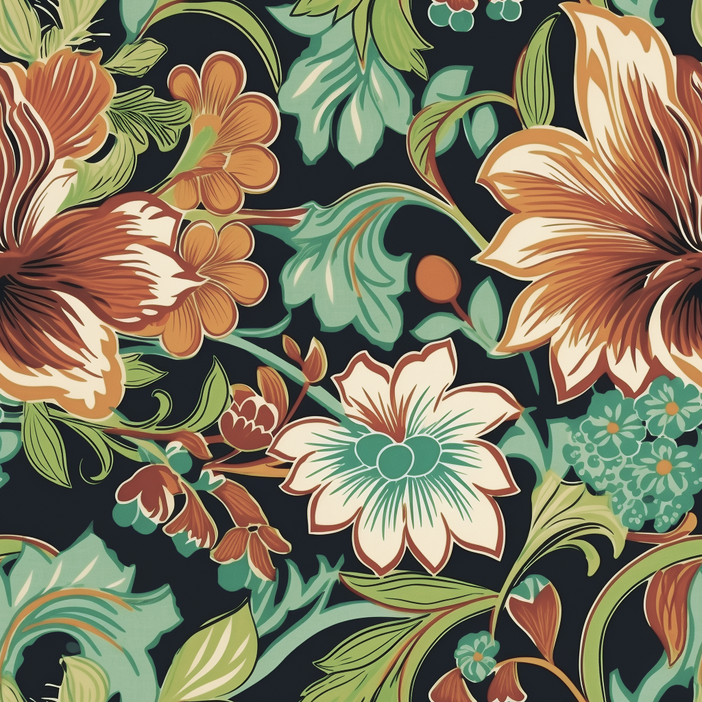 Atlanta Fabrics Calico Circle Mint Fabric | Atlanta Fabrics