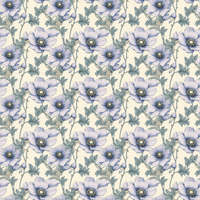 Atlanta Fabrics Cashmere Brownie Cornflower Fabric | Atlanta Fabrics