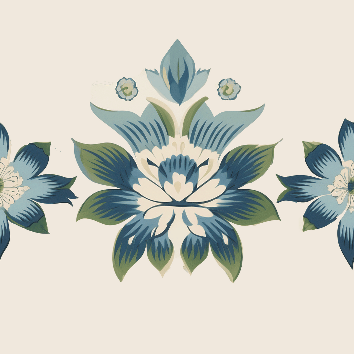 Atlanta Fabrics China Cup Duck Egg Fabric | Atlanta Fabrics