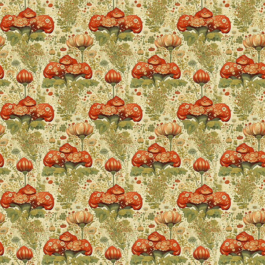 Atlanta Fabrics Colors Unfurled Basil Fabric | Atlanta Fabrics