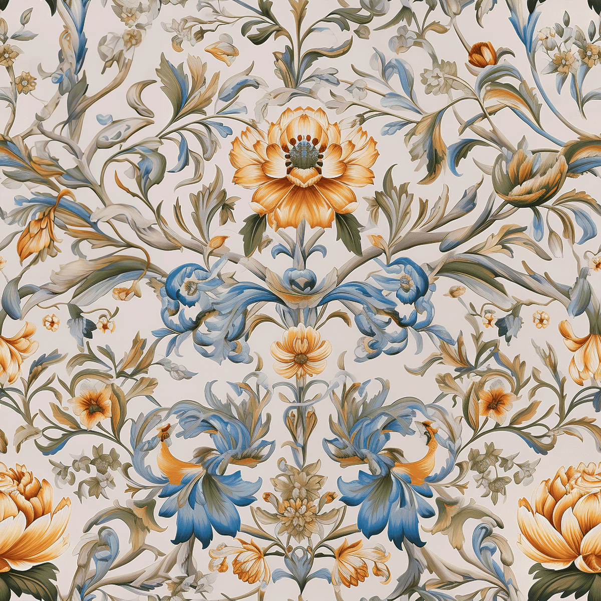 Atlanta Fabrics Crabtree Blue Fabric | Atlanta Fabrics