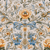 Atlanta Fabrics Crabtree Blue Fabric | Atlanta Fabrics