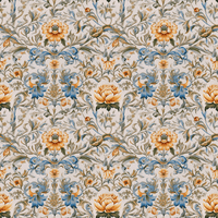 Atlanta Fabrics Crabtree Blue Fabric | Atlanta Fabrics