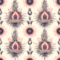Atlanta Fabrics Delius Brown Orange Fabric | Atlanta Fabrics