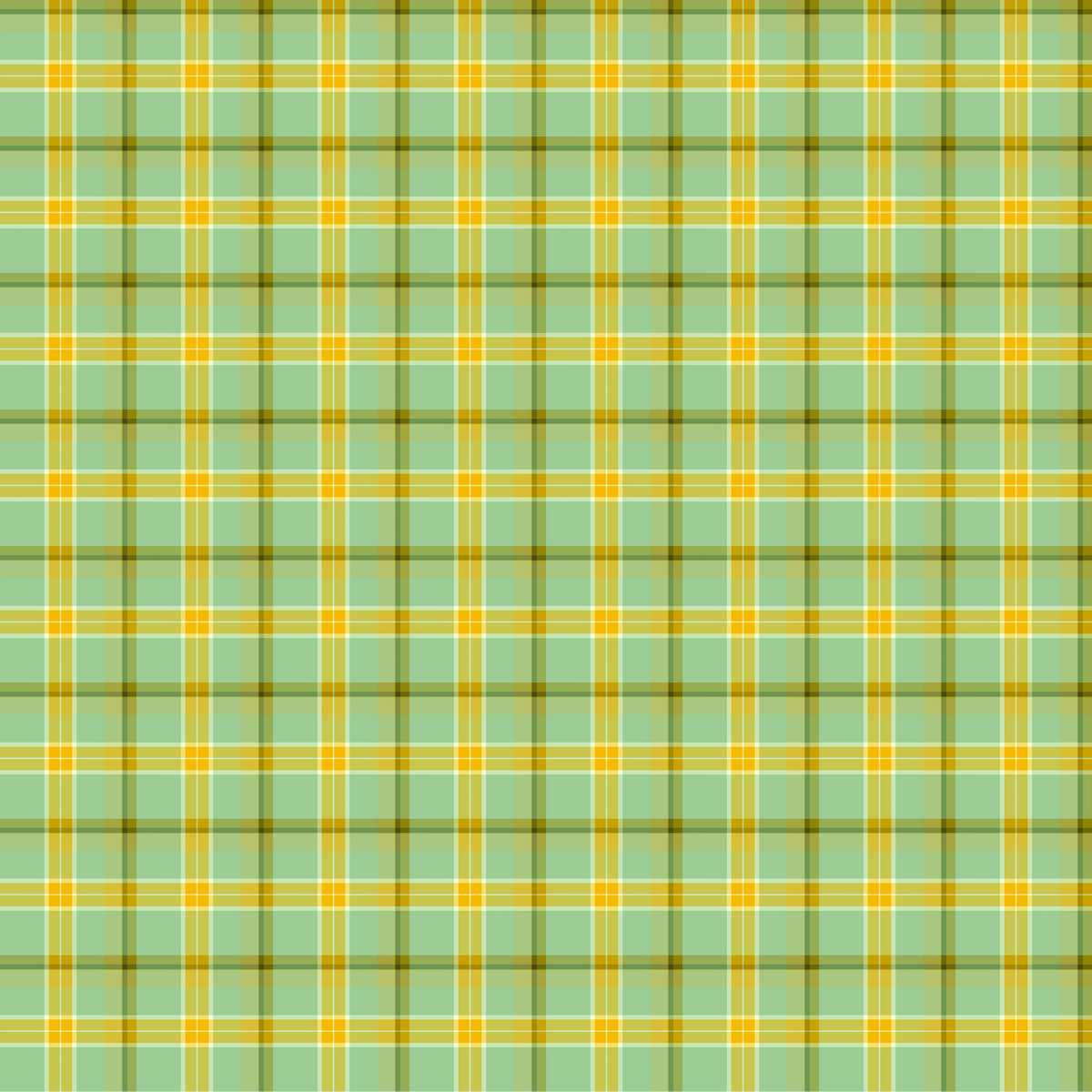 Dizzy Plaid Green