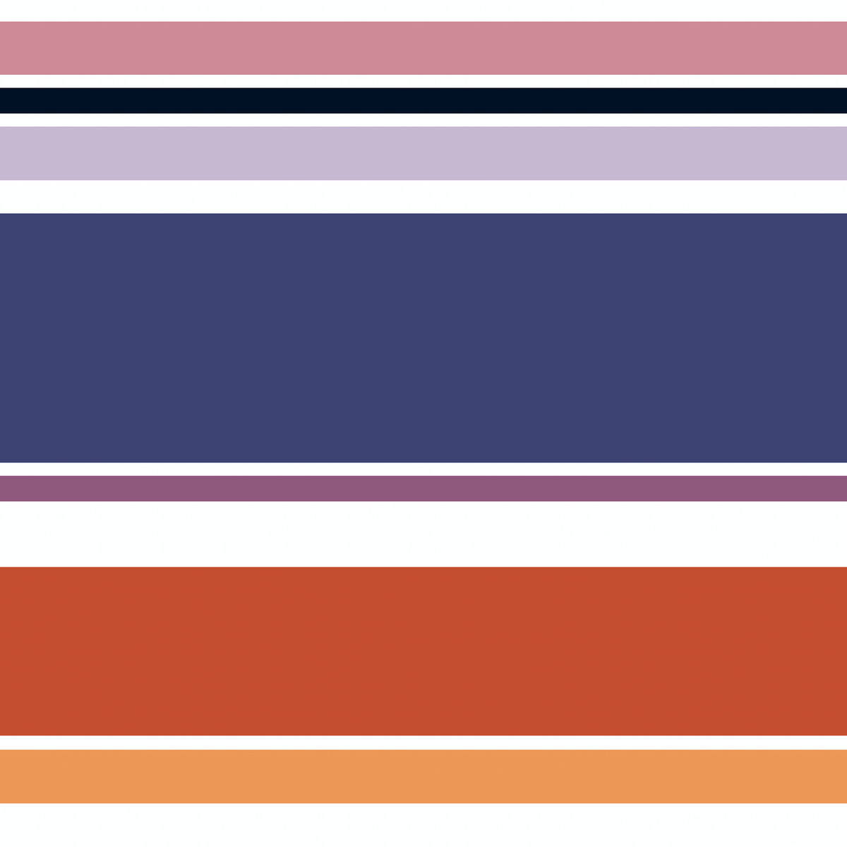 William West Designs Folly Stripe Aubergine Fabric | Atlanta Fabrics