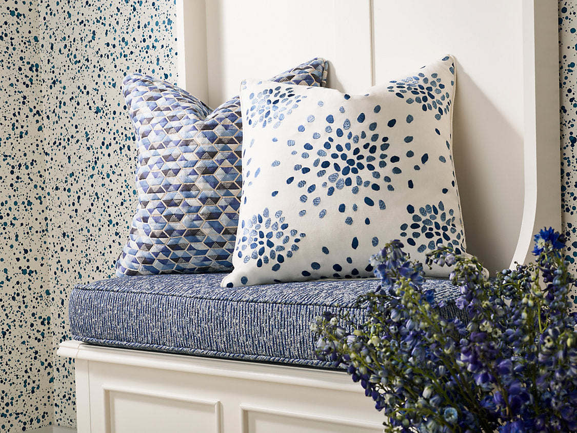 Hinson FIREFLY BLUE Fabric | Atlanta Fabrics