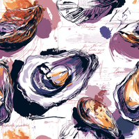 William West Designs Half Shell Aubergine Fabric | Atlanta Fabrics