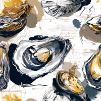 William West Designs Half Shell Taupe Fabric | Atlanta Fabrics