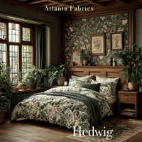 Atlanta Fabrics Hedwig Wintergreen Fabric | Atlanta Fabrics