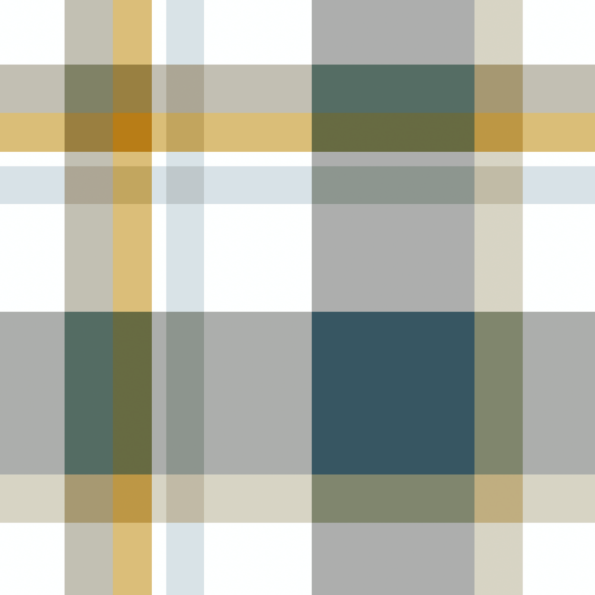 William West Designs Johns Plaid Asphalt Fabric | Atlanta Fabrics