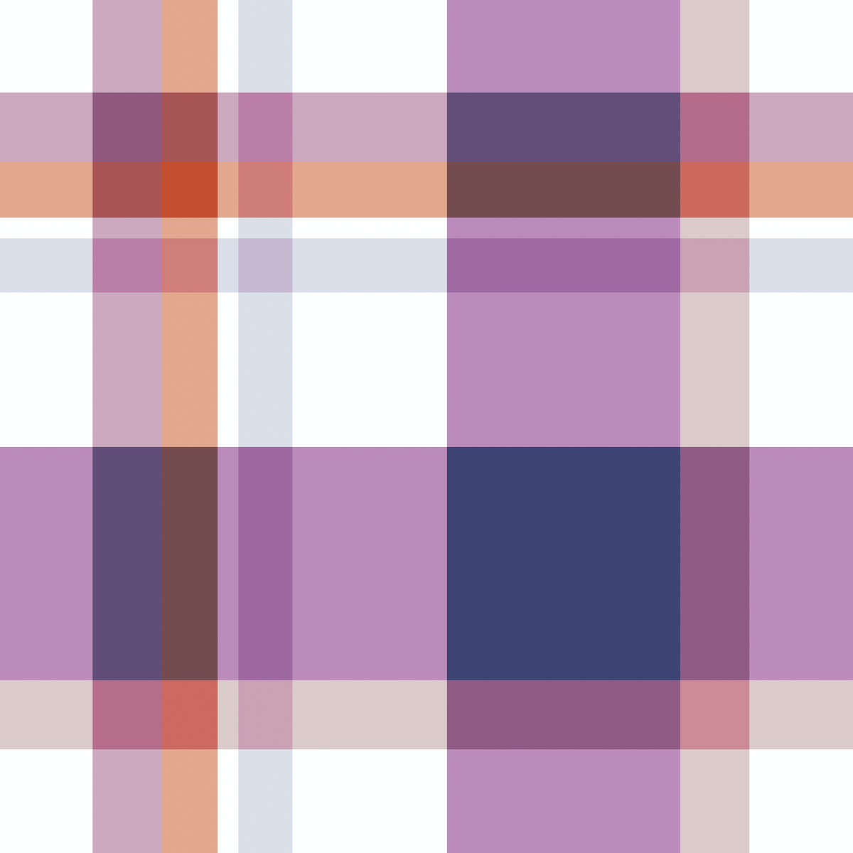 William West Designs Johns Plaid Aubergine Fabric | Atlanta Fabrics