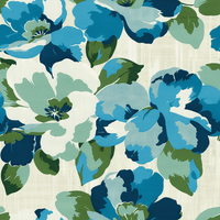 Atlanta Fabrics Lyric Aqua Fabric | Atlanta Fabrics