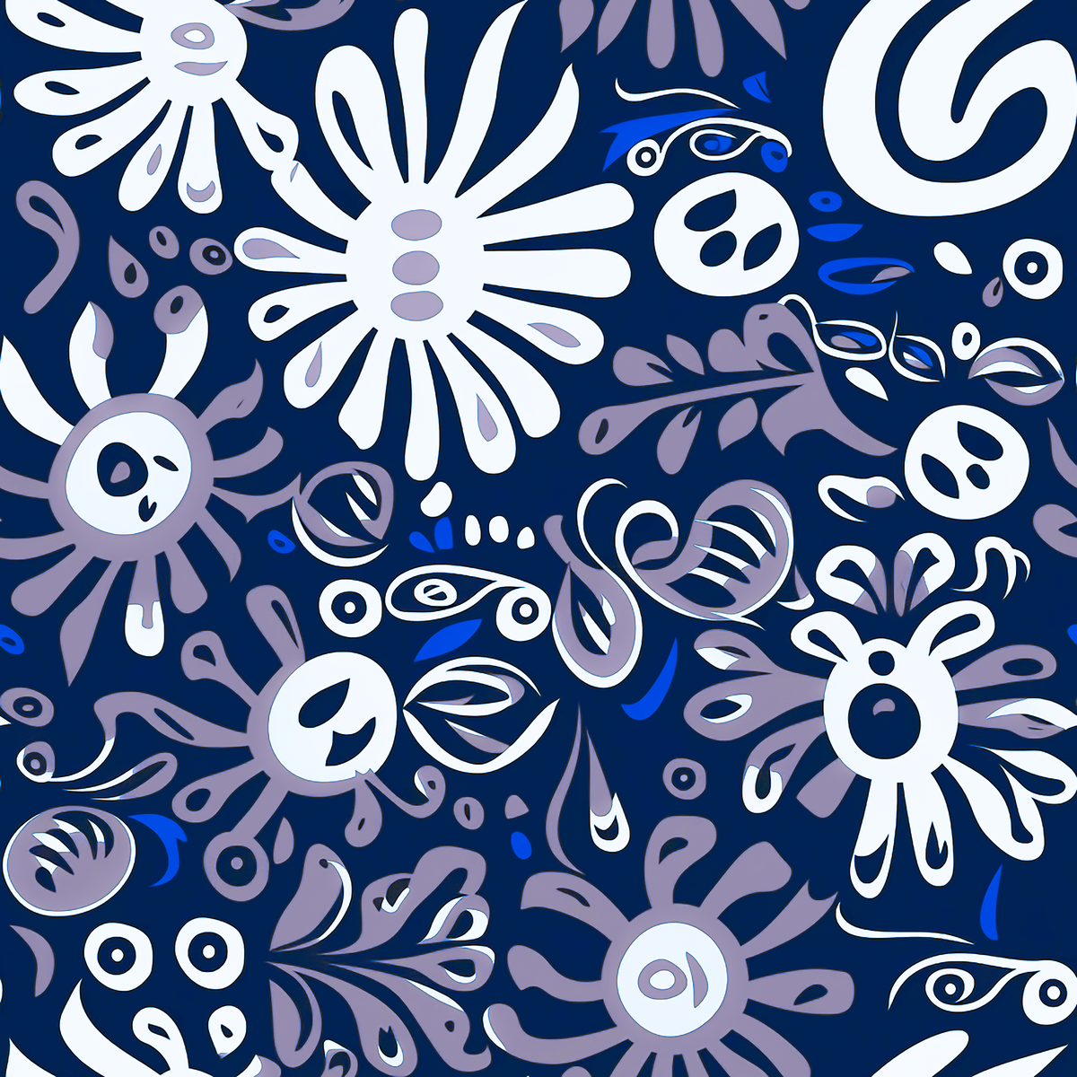 Atlanta Fabrics Mon Afrique Lavender Fabric | Atlanta Fabrics