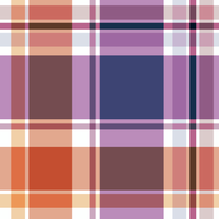 William West Designs Morris Plaid Aubergine Fabric | Atlanta Fabrics